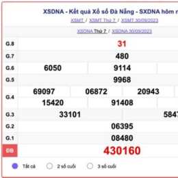 xổ số đà nẵng trong vòng 30 ngày