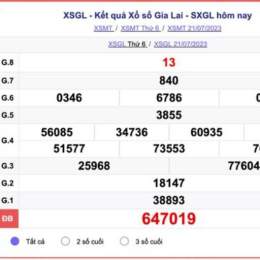 xổ số đài gia lai hôm qua