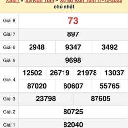 xổ số đài kon tum chủ nhật