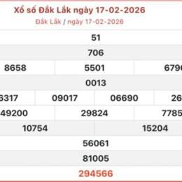 xổ số đắk lắk hôm nay trực tiếp