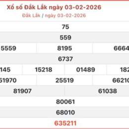 xô số đắk lắk hôm nay
