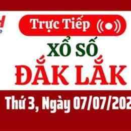 xổ số đắk lắk ngày 7 tháng 7 năm 2026