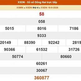 xổ số đồng nai 12/8