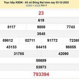 xo so dong nai 3 12