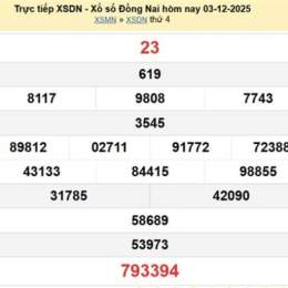 xổ số đồng nai ngày 18 tháng 03 năm 2006
