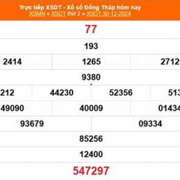 xổ số đồng tháp ngày 30 tháng 3