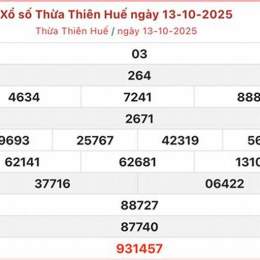 xổ số huế ngày 13