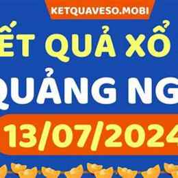 xổ số kiến thiết 13 tháng 7