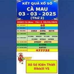 xổ số kiến thiết đài cà mau ngày