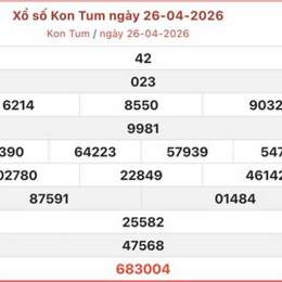 xổ số kiến thiết kon tum ngày 26 tháng 10