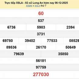 xổ số kiến thiết long an ngày 13 tháng 6 năm 2026
