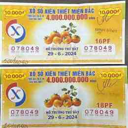 xổ số kiến thiết miền bắc ngày 30