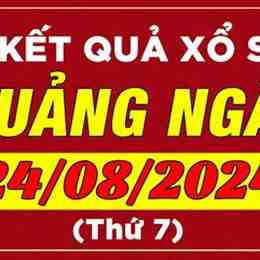 xổ số kiến thiết quảng ngãi ngày 24 tháng 01