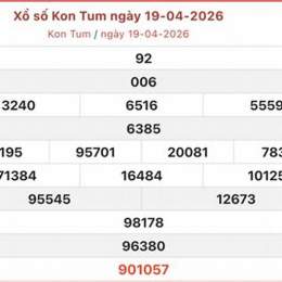 xổ số kon tum ngày 19 tháng 04