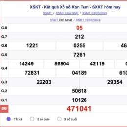 xổ số kon tum ngày mùng 10 tháng 05