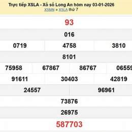 xổ số long an ngày 24 tháng 01 năm 2026