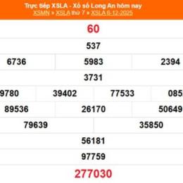 xổ số long an ngày mùng 3 tháng 1