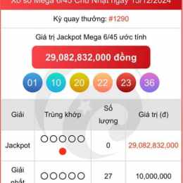 xổ số mega ngày thứ tư