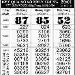 xổ số minh ngọc - miền trung cn hang tuan