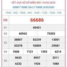 xổ số ngày 20/2/2026