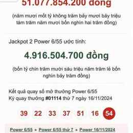 xổ số power ngày hôm qua
