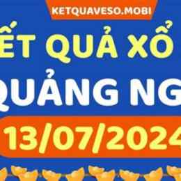 xổ số quảng ngãi 13 tháng 6