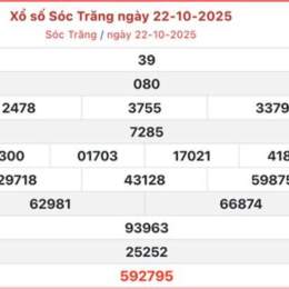 xổ số sóc trăng 22/10