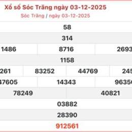 xo so soc trang 31 12