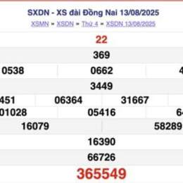 xổ số thứ tư đồng nai ba đài