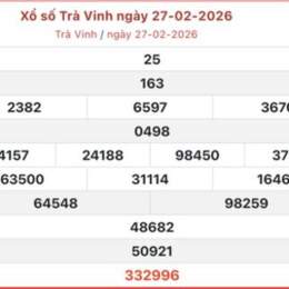 xo so tra vinh 27 3