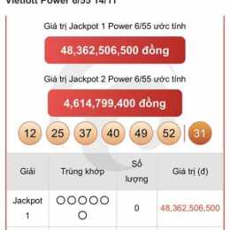 xổ số vietlott ngày 19 tháng 11