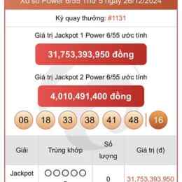 xổ số vietlott ngày 26 tháng 5 năm 2026