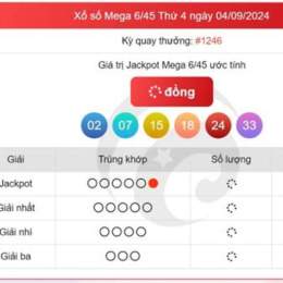 xổ số vietlott ngày 4 tháng 9