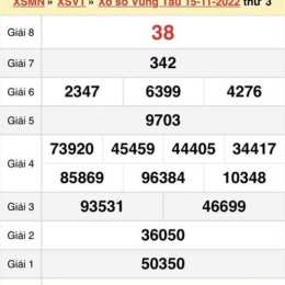 xổ số vũng tàu ngày 29 tháng 09